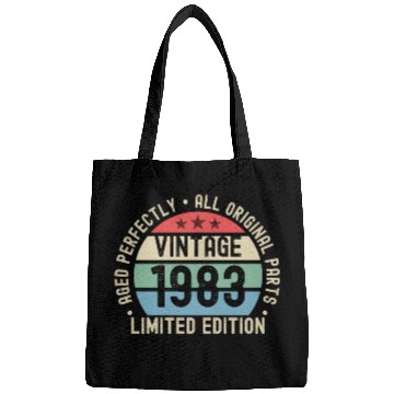 Discover 40th Birthday Vintage 1983 Bags