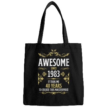 Discover 40th Birthday Vintage 1983 Bags
