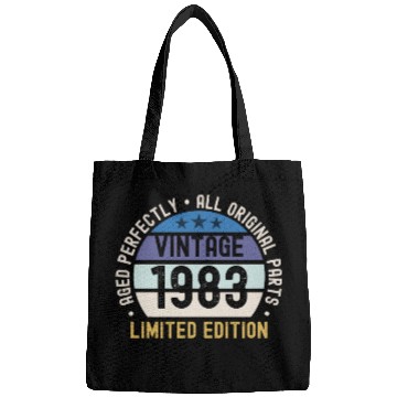 Discover 40th Birthday Vintage 1983 Bags