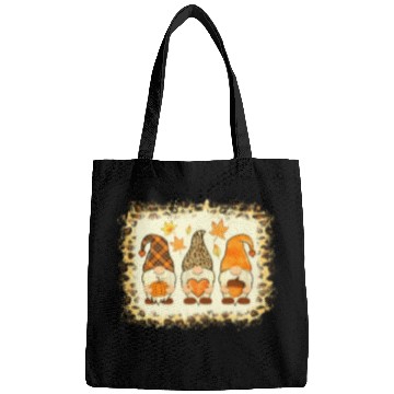 Discover Bleached Happy Fall Y all Gnome Pumpkin Autumn Tha Bags