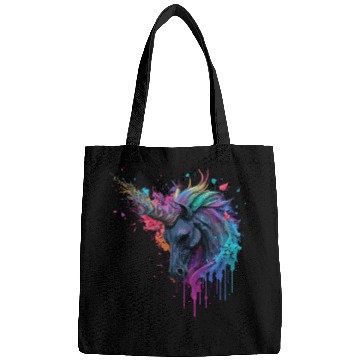 Discover rainbow unicorn Bags