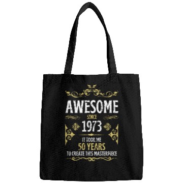 Discover 50th Birthday Vintage 1973 Bags