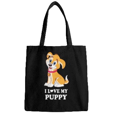 Discover I Love My Puppy Bags