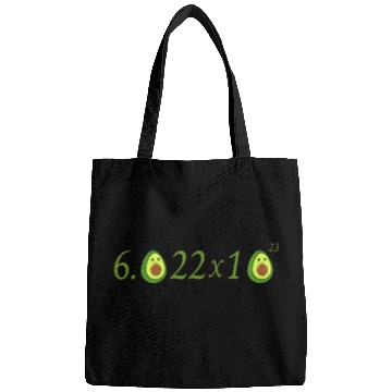 Discover Funny Avocado Avogadro' Number Bags