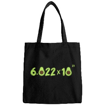 Discover Funny Avocado Avogadro' Number Bags