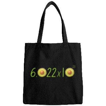 Discover Funny Avocado Avogadro' Number Bags