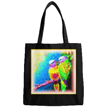 Discover A Vibrant and Joyful Rainbow Birds. Buy Now Bags