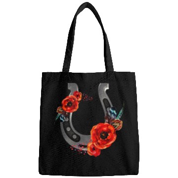 Discover Floral Horseshoe With Poppies Bags