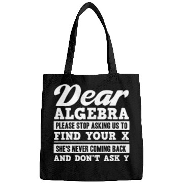 Discover Algebra, calculus, science, mathematics Bags