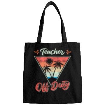Discover Teacher off duty teacher on vacation Teacher Bags