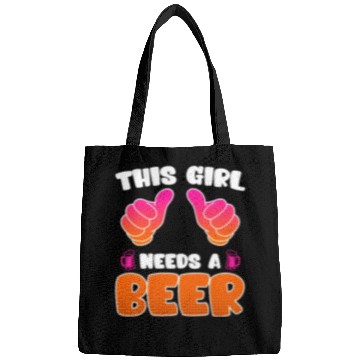 Discover This girl needs a beer vacation Spring Break Bags