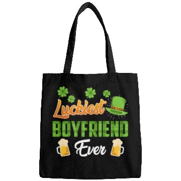 Discover Luckiest Boyfriend Ever St. Patrick's Day Bags