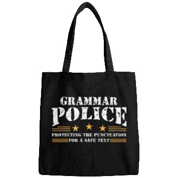 Discover Grammer Police - English Teacher Bags