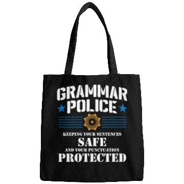Discover Grammer Police - English Teacher Bags
