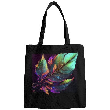 Discover Vibrant Leaf Synthwave Bags