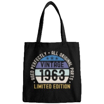 Discover 60th Birthday Vintage 1963 Bags