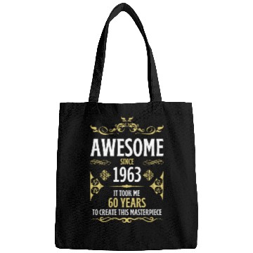 Discover 60th Birthday Vintage 1963 Bags