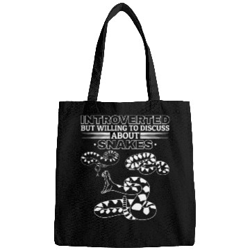 Discover Reptile Humor Introverted Snake Lover Bags
