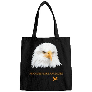 Discover Bald Eagle Gift Idea Focussed like an Eagle Photo Bags