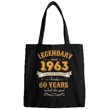 Discover 60th Birthday Vintage 1963 Bags