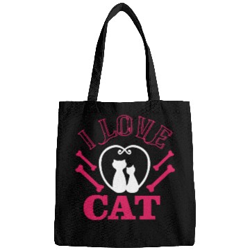 Discover I love cat Bags