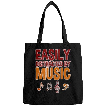 Discover Easily Distracted By Music 4 Bags