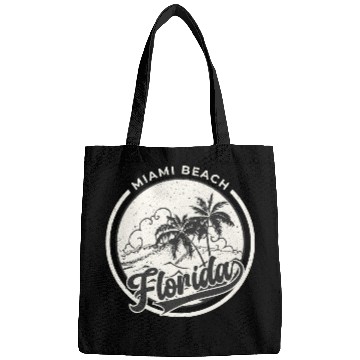 Discover vintage Miami beach, Summer beach Bags