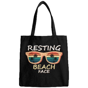 Discover Resting Beach Face, Summer beach Bags