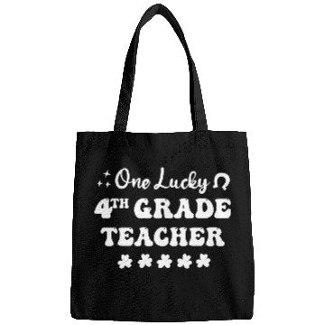 Discover One lucky 4th Grade Teacher Bags