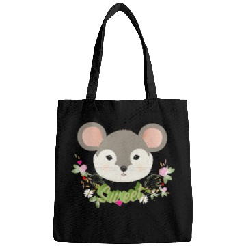 Discover Magical sweet mouse with delicate green in spring Bags