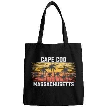 Discover Cape Cod Massachusetts Summer Retro VIntage Bags