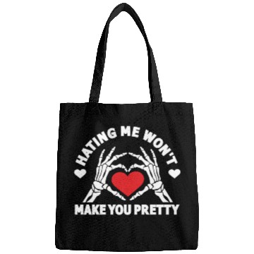 Discover Hating Me Won't Make You Pretty Skeleton Hand Bags