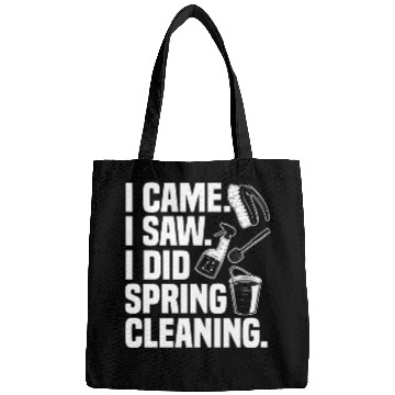Discover Funny Spring Cleaning Design Bags