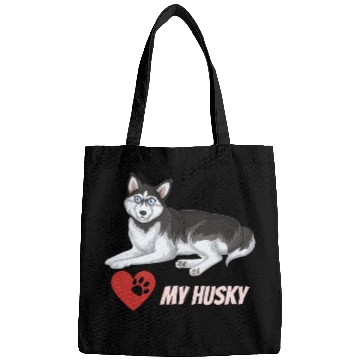 Discover I Love My Husky Bags