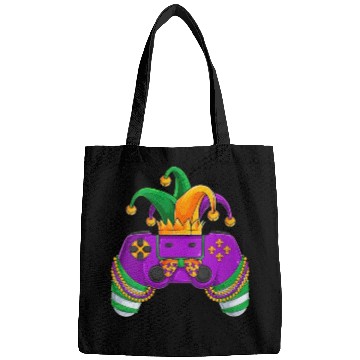 Discover Womens Funny Mardi Gras Video Games Controller Jes Bags