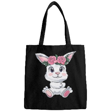 Discover Easter Bunny Cute bunny Flowers Eggs Bags
