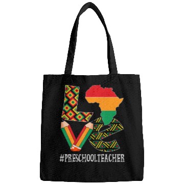 Discover Preschool Teacher Love African American Bags