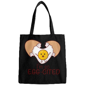 Discover I am so eggcited Bags