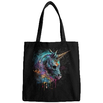 Discover dark unicorn love Bags
