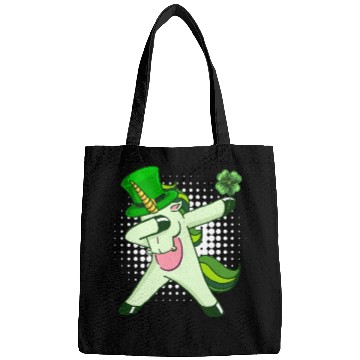 Discover Dabbing unicorn shamrock St. Patrick's Day Bags