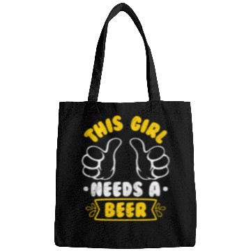 Discover This girl needs a beer vacation Spring Break Bags