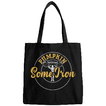 Discover Pumpkin Some Iron - Gym Bags