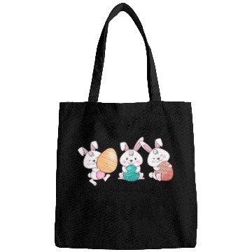 Discover Fun Egg Hunt Squad Easter Day Family Matching Hunt Bags