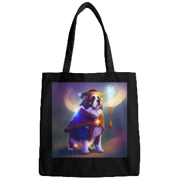 Discover Saint Bernard Dog as a Wizard Bags