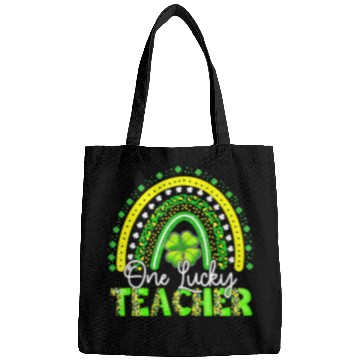 Discover Rainbow Leopard One Lucky Teacher St Patricks Day Bags