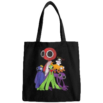 Discover Rainbow Friends blue red orange green Bags