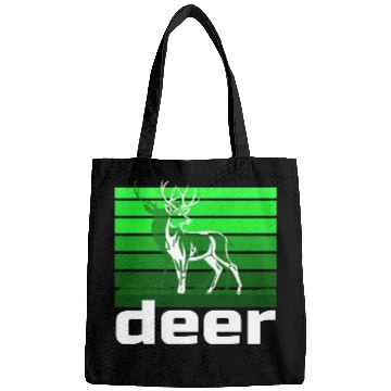 Discover deer graphic Bags