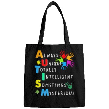 Discover Kindness Always Unique Totally Autism Awareness Ha Bags