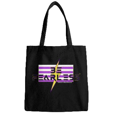 Discover Be Fearless Flag w/Bolt (white text) Bags