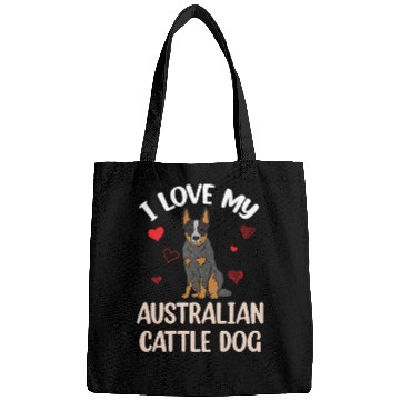 Discover I Love my Australian Cattle Dog Bags